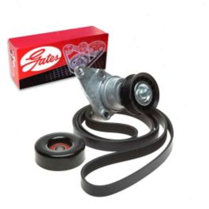 Gates Serpentine Belt Drive Component Kit for 1999-2002 GMC Sierra 2500 5.3L 6.0L V8