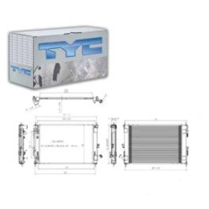 TYC Radiator for 2014 Hyundai Elantra Coupe 2.0L L4
