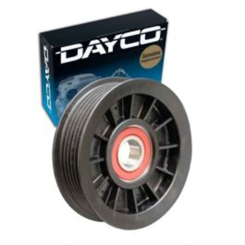 Dayco Grooved Pulley Drive Belt Idler Pulley for 2003 Ford E-250 4.2L V6