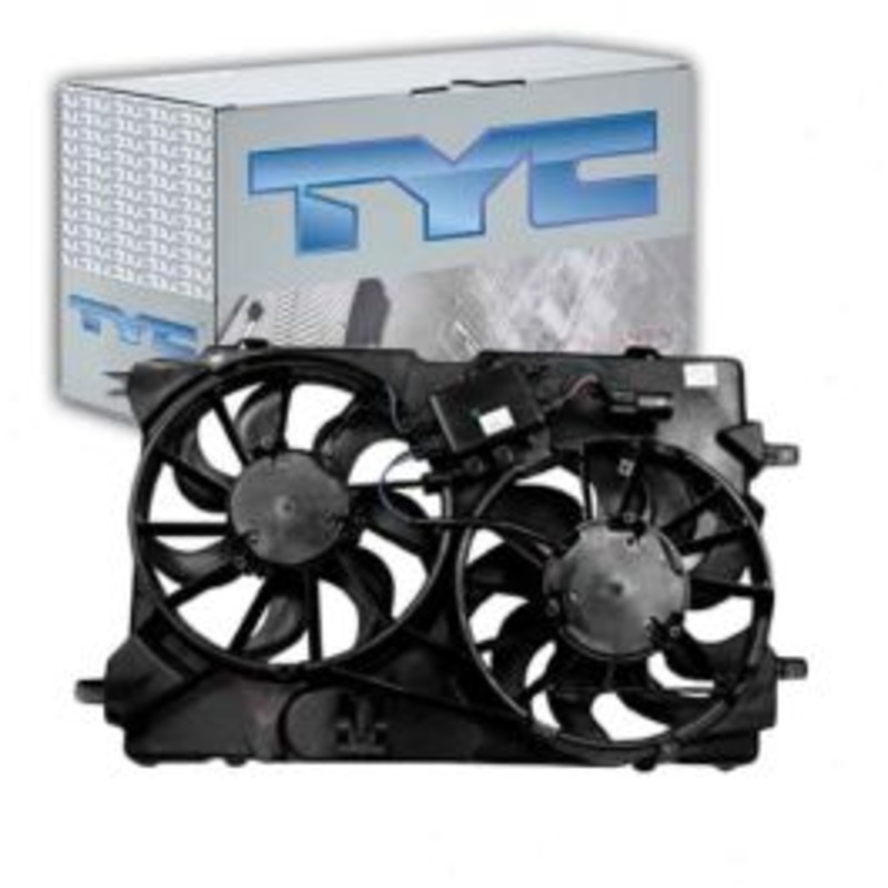 TYC Dual Radiator & Condenser Fan Assembly for 2010-2012 Lincoln MKZ