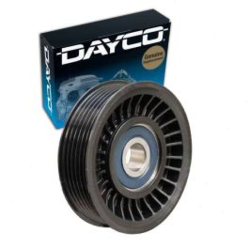 Dayco Grooved Pulley Drive Belt Idler Pulley for 2002 Lincoln Blackwood