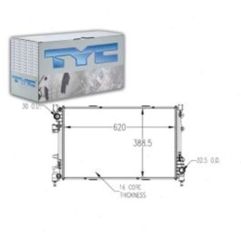 TYC 13245 Radiator Assembly