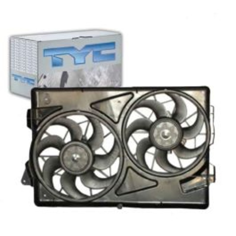 TYC 621330 Dual Radiator & Condenser Fan Assembly