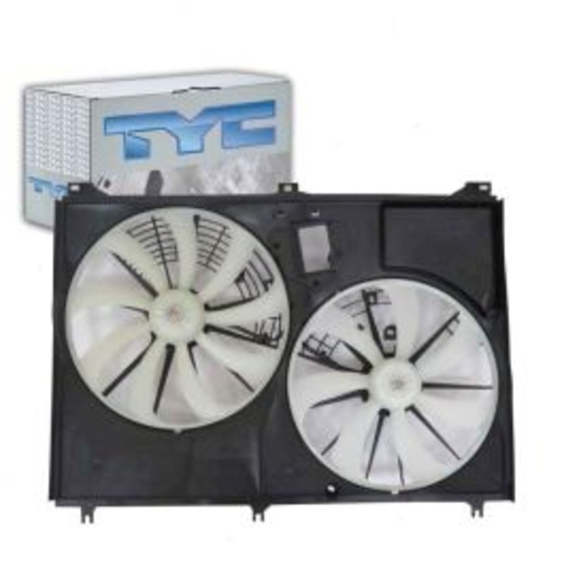 TYC 623380 Dual Radiator & Condenser Fan Assembly