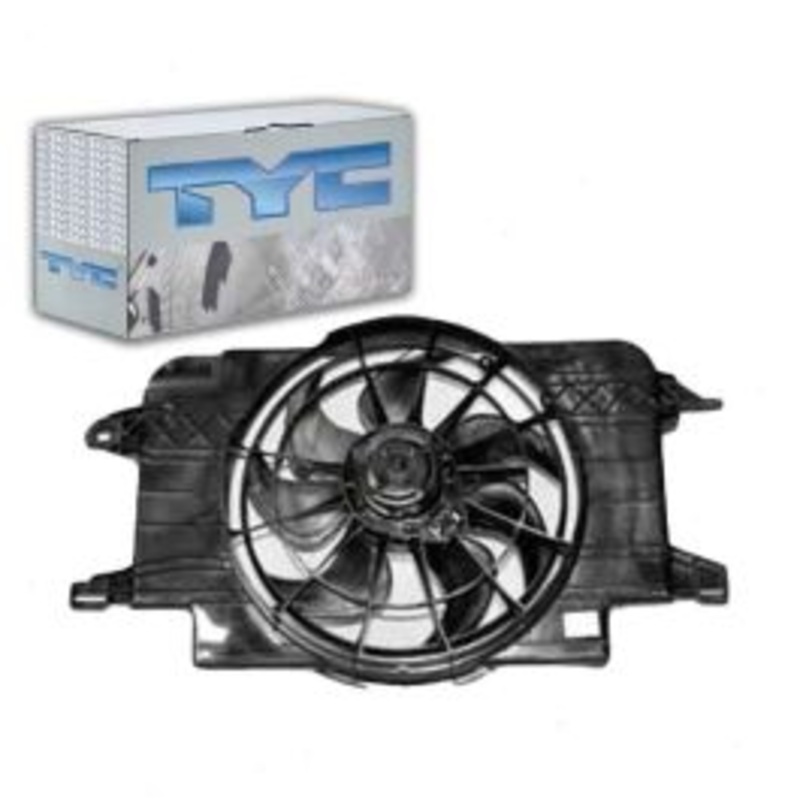 TYC Dual Radiator & Condenser Fan Assembly for 1994-2002 Saturn SL1
