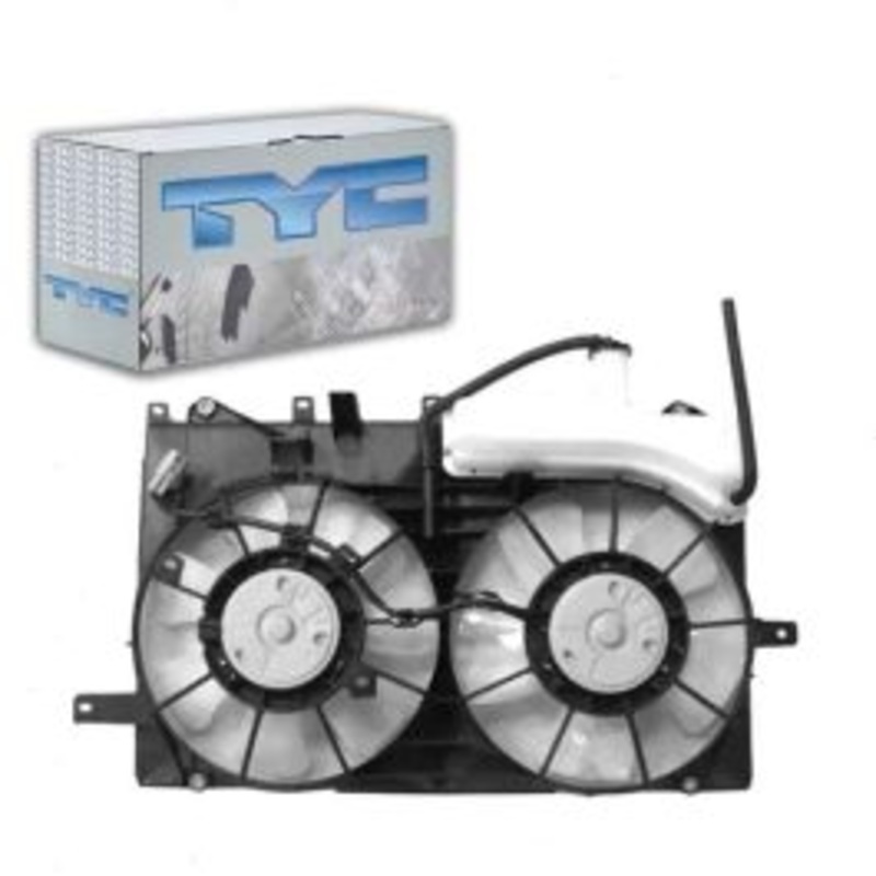 TYC Dual Radiator & Condenser Fan Assembly for 2004-2009 Toyota Prius