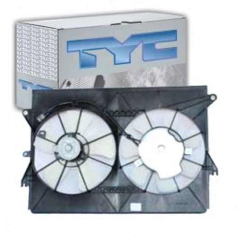 TYC Dual Radiator & Condenser Fan Assembly for 2005-2010 Scion tC