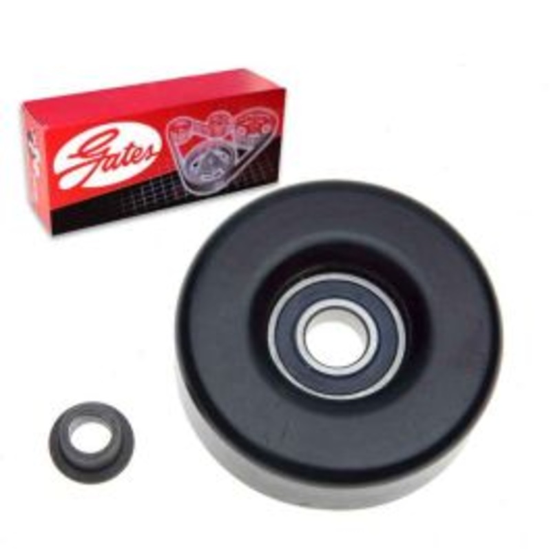 Gates DriveAlign Drive Belt Idler Pulley for 1987-1990 GMC S15 2.8L V6