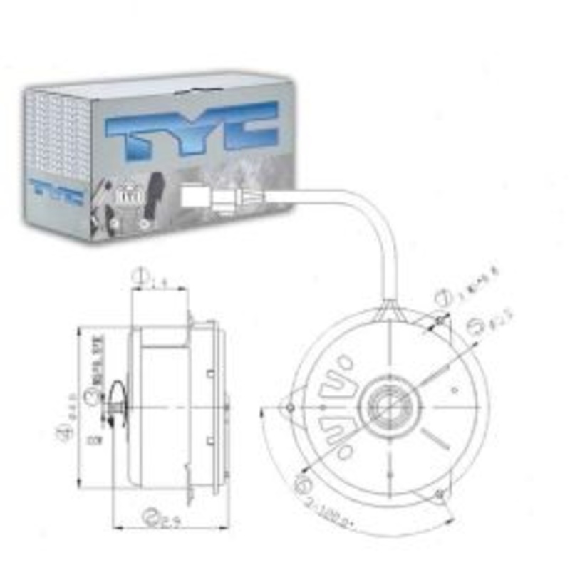 TYC 631130 Engine Cooling Fan Motor