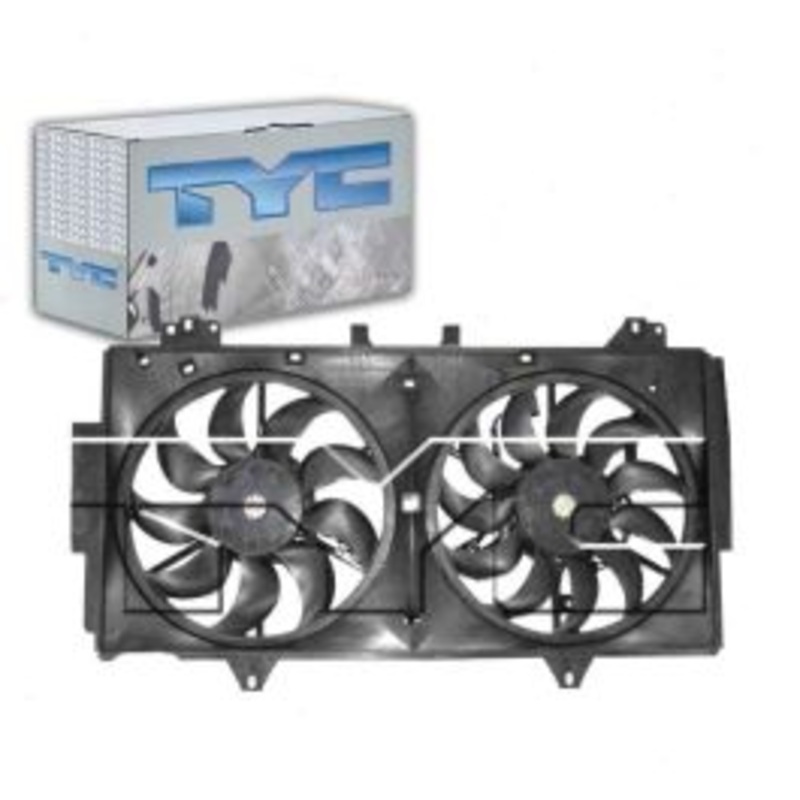 TYC Dual Radiator & Condenser Fan Assembly for 2011-2013 Mazda 6 2.5L L4