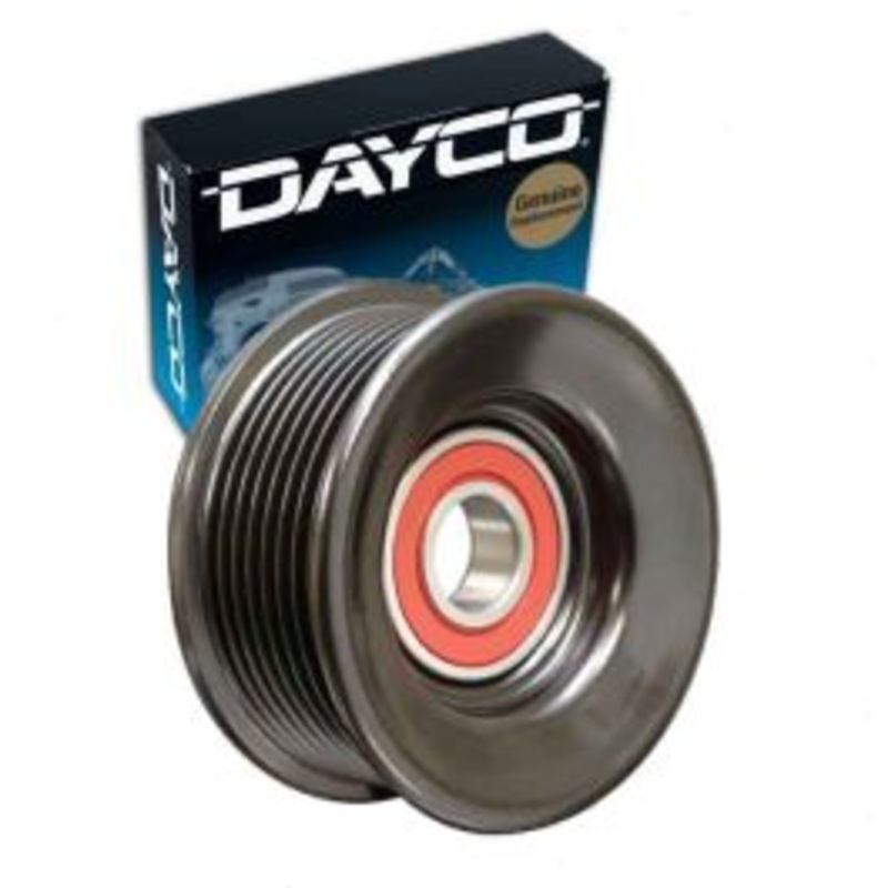 Dayco Grooved Pulley Drive Belt Tensioner Pulley for 1999-2003 Ford F-350 Super Duty 6.0L 7.3L V8