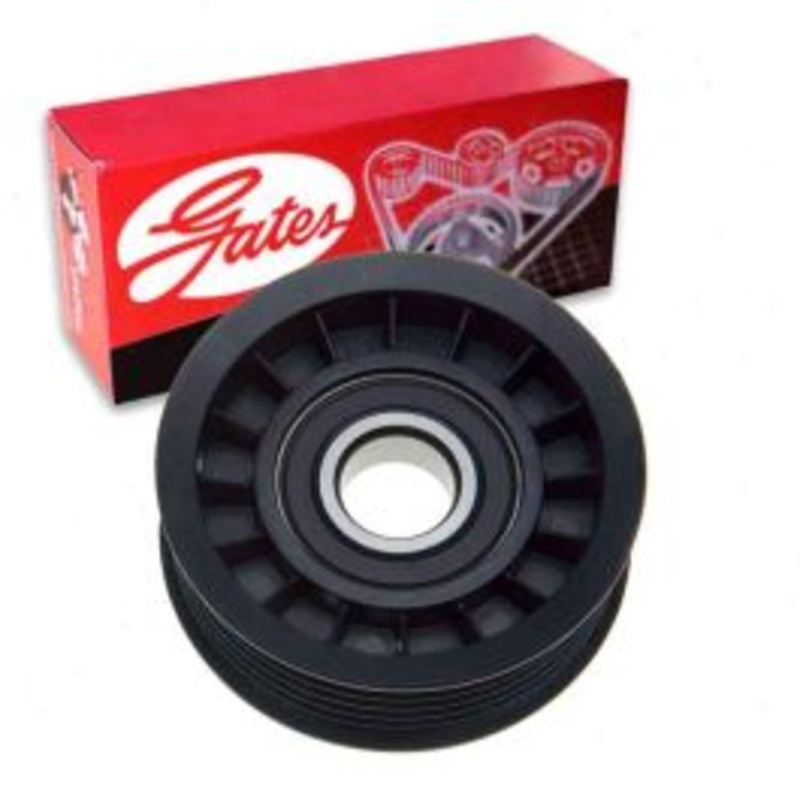 Gates DriveAlign Drive Belt Idler Pulley for 2011-2015 Ford Fiesta Ikon 1.6L L4