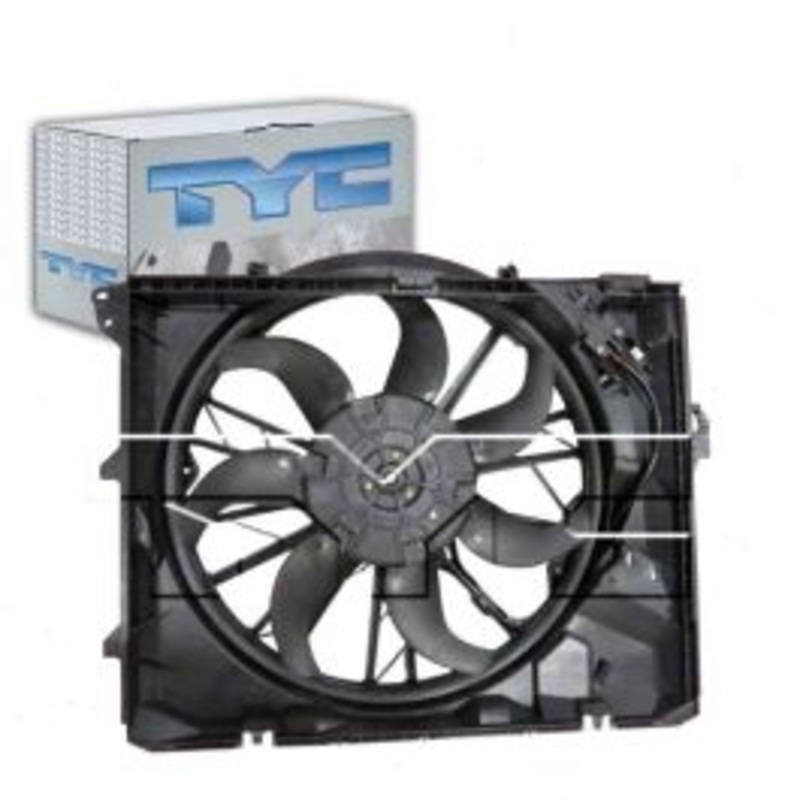 TYC Dual Radiator & Condenser Fan Assembly for 2006-2011 BMW 323i