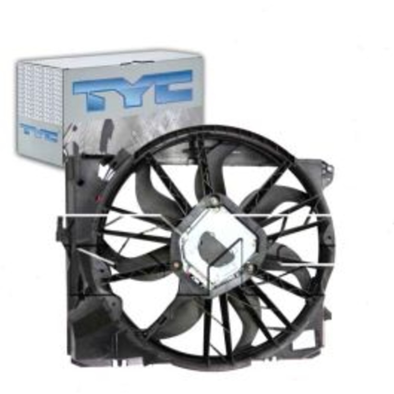 TYC Dual Radiator & Condenser Fan Assembly for 2007-2013 BMW 328i 2.0L 3.0L L4 L6
