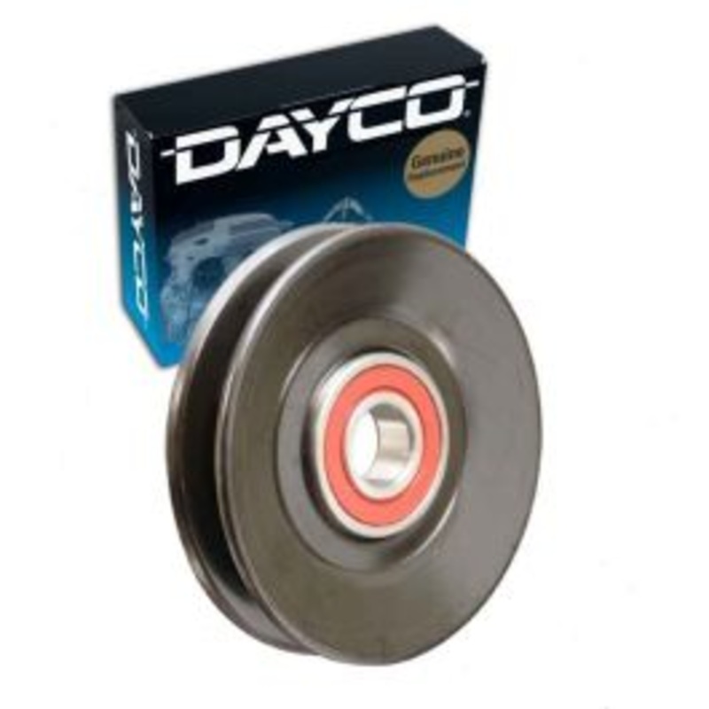 Dayco Drive Belt Idler Pulley for 1977-1996 Ford E-350 Econoline Club Wagon 4.9L 5.0L 5.8L 6.6L 7.3L 7.5L L6 V8