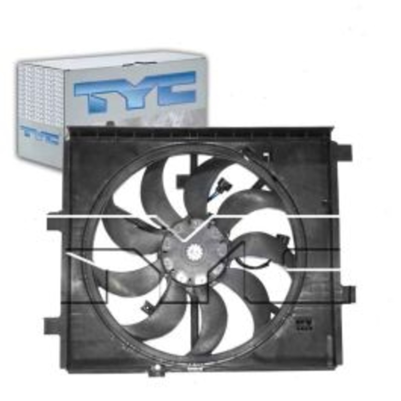 TYC 622960 Dual Radiator & Condenser Fan Assembly