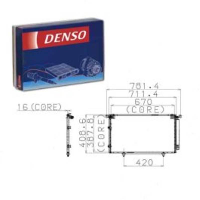 Denso 477-0506 AC Condenser