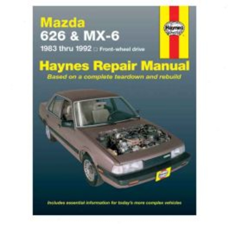 Haynes 61041 Repair Manual Mazda 626 MX-6 FWD models 83-92