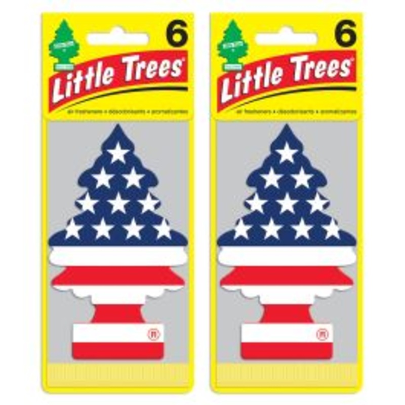 Little Trees America Air Freshener for Car and Home - 12 pack