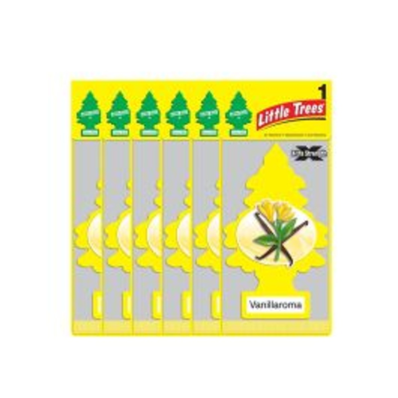 Little Trees X-tra Strength Vanillaroma Large Air Freshener - 6 pack