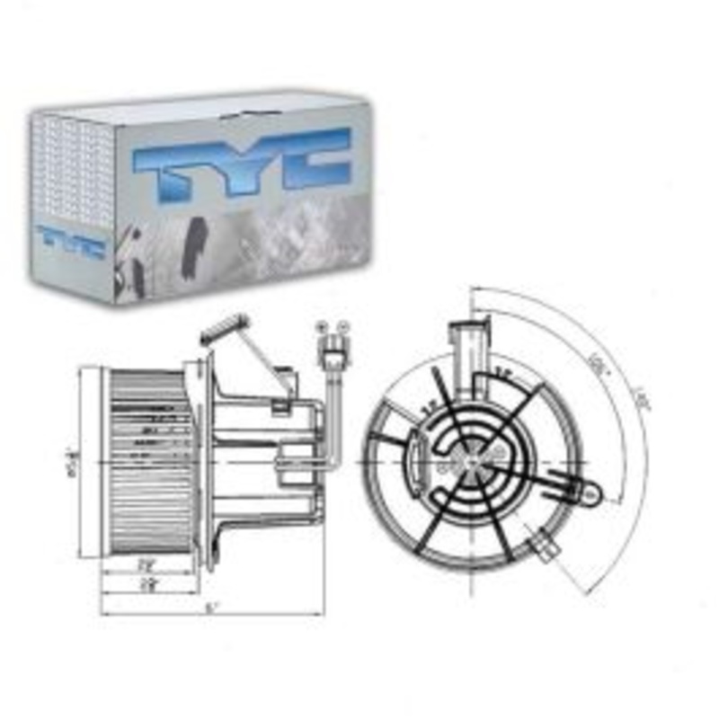 TYC Front HVAC Blower Motor for 2010 Mercedes-Benz GLK350