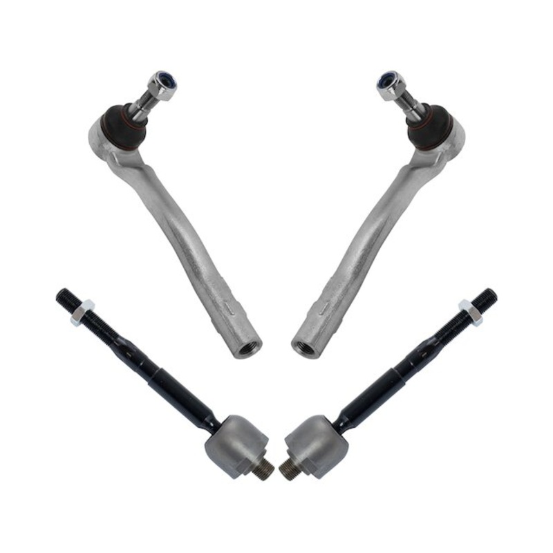 Front Steering Tie Rod End Head Assembly (Rack End 1644600005 & Tie Rod End Left 1643301103  & Right 1643301203) Compatible With MERCEDES-BENZ GL-CLASS (X164) & M-CLASS (W164) & R-CLASS (W251, V251)