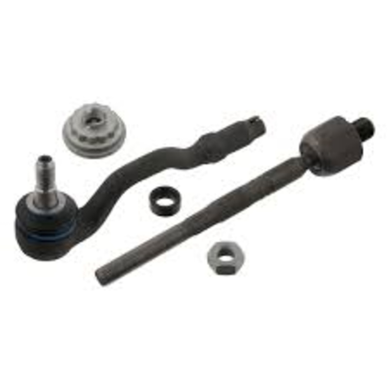 Front Steering Tie Rod End Head Assembly (Rack End & Tie Rod End) Right & Left Set 32106793496 Compatible With  BMW X5 (E53) & X5 (E70) & X6 (E71, E72)