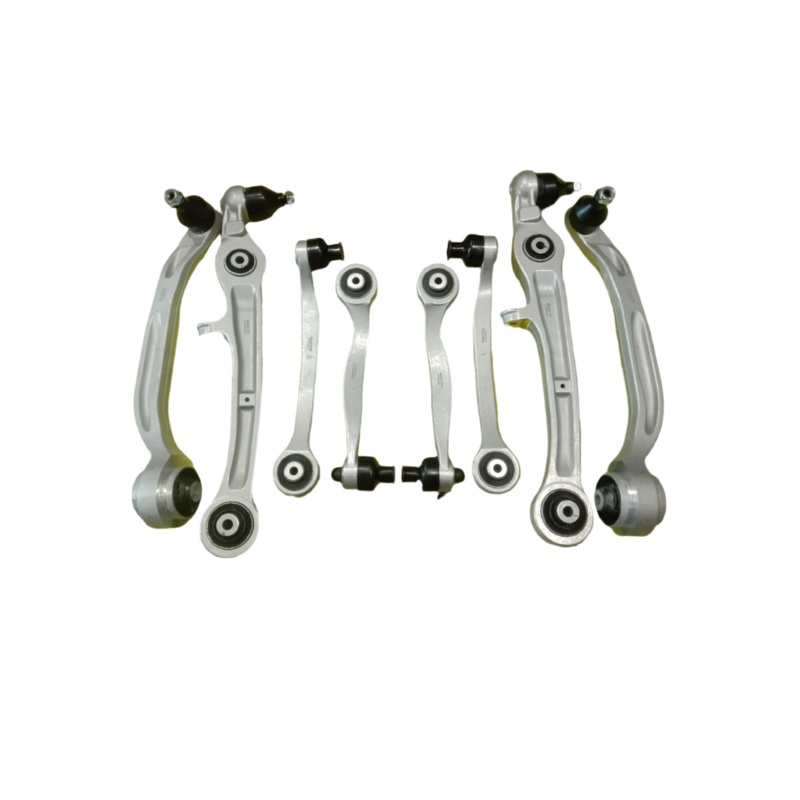 Front Lower Control Arm (Set Of 8) 4F0407693 4F0407694 4F0407151 4F0407151 4E0407506B 4E0407505B 4E0407510B 4E0407509B Compatible with AUDI A6 C6 (4F2) | A6 / S6