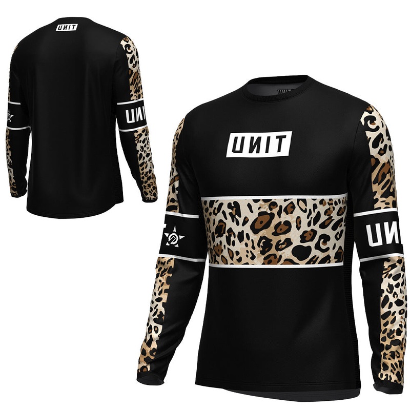 Unit Pride Youth Long Sleeve Jersey - Youth M - Leopard